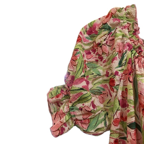 Floral Print Women's Dress - Picture 4 of 4